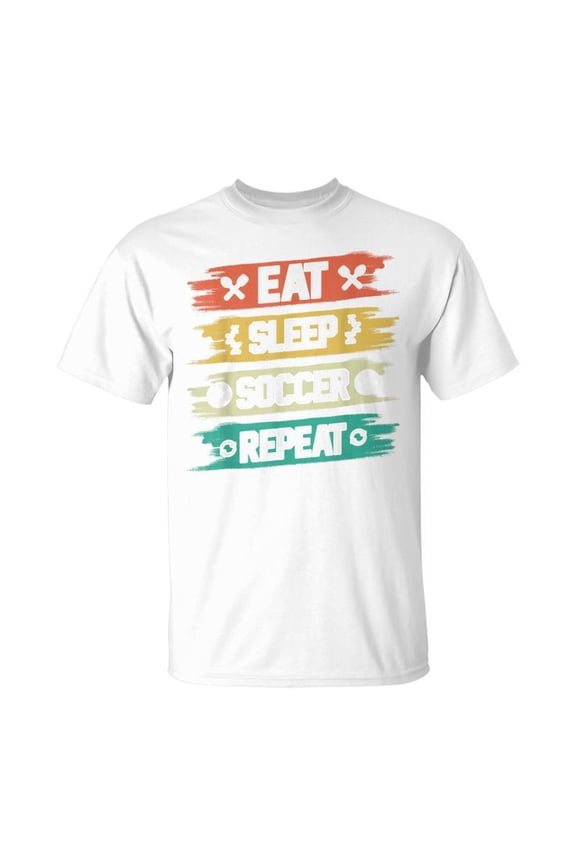 Eat Sleep Soccer Repeat Boys Soccer Lovers & Players T-Shirt