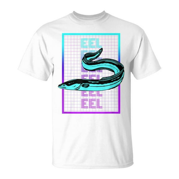SR Eel Fish Vintage Retro Eel T-Shirt
