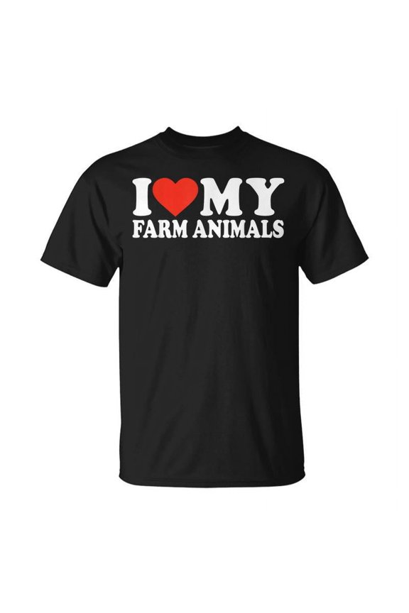 Farming Farm Owner Love My Farm Animals Farmer T-shirt