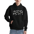 thumbnail image 1 of SR Graphic Hoodie Sweatshirt, All Gender Oversized Hoodie Sweatshirt, Print Long Sleeve Hoodie, Black, Men's Sizes S 1033468, 1 of 8