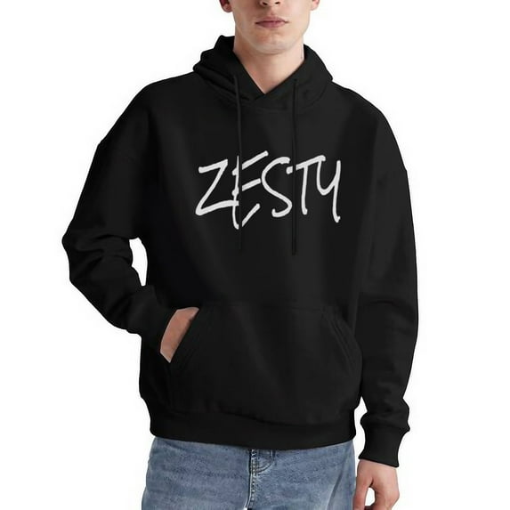 SR Graphic Hoodie Sweatshirt, All Gender Oversized Hoodie Sweatshirt, Print Long Sleeve Hoodie, Black, Men's Sizes S 1033468