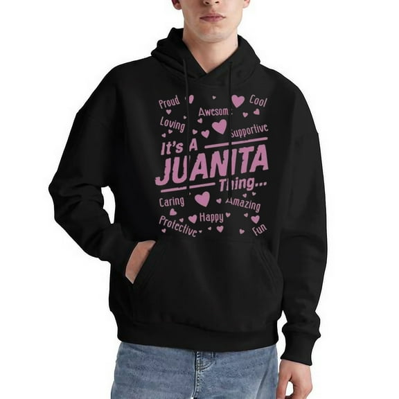 SR Graphic Hoodie Sweatshirt, All Gender Oversized Hoodie Sweatshirt, Print Long Sleeve Hoodie, Black, Men's Sizes S 1036406