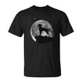 thumbnail image 1 of SR Hungarian Vizsla Dog Moon T-shirt, 1 of 5