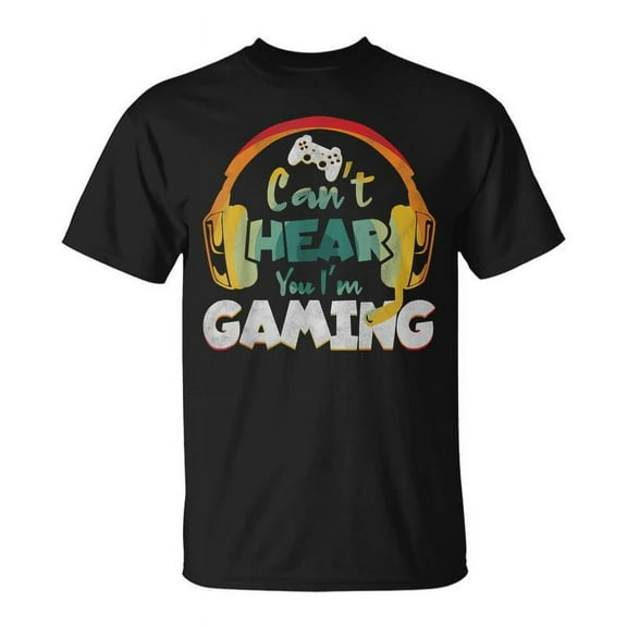 SR I Cant Hear You Im Gaming Gamer Boys T-shirt