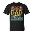 thumbnail image 1 of SR I Have Two Titles Dad And Grandad Fathers Day Vintage T-shirt, 1 of 5