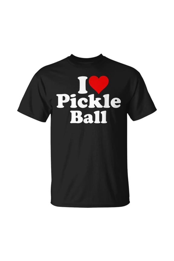 I Love Heart Pickle Ball Pickleball T-Shirt