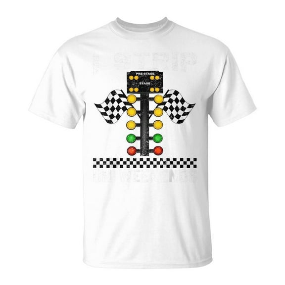 SR I Strip On Weekends Love Drag Racing Track T-Shirt