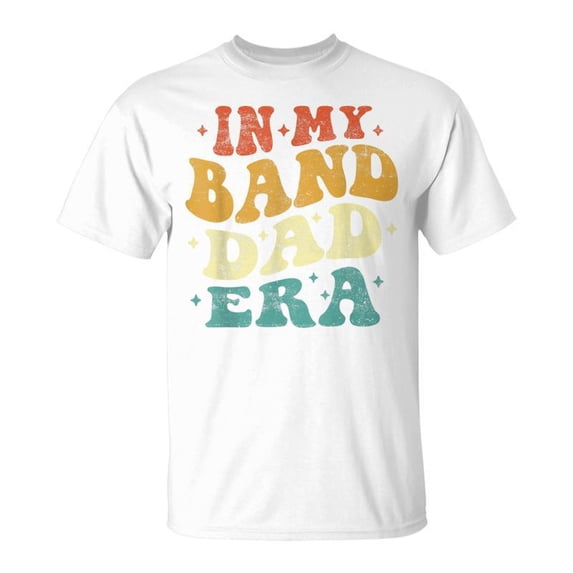 SR In My Band Dad Era Band Dad Vintage Fathers Day T-Shirt