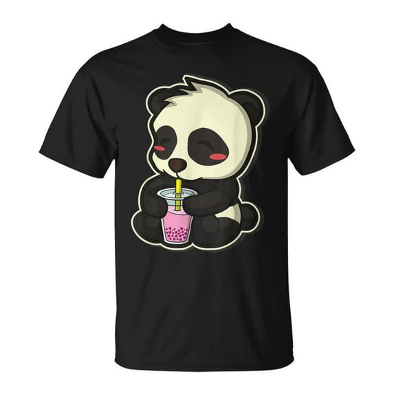SR Japanese Anime Kawaii Boba Bubble Tea T-shirt