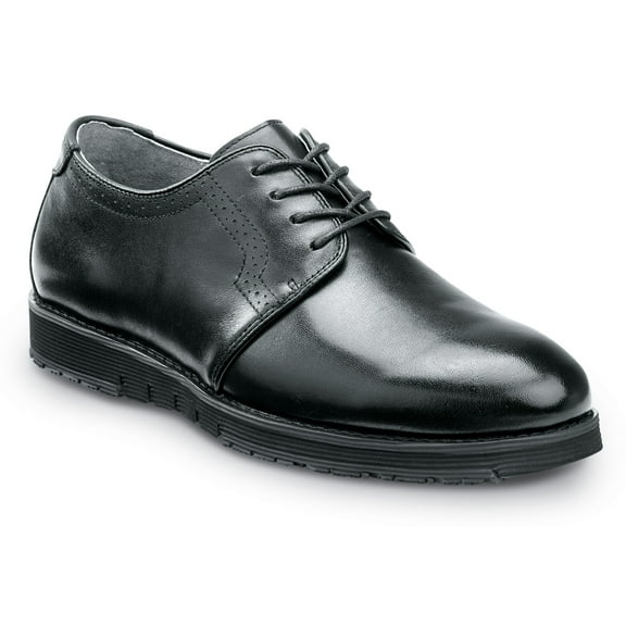 SR Max Beaufort, Men's, Black, Dress Style Soft Toe Slip Resistant Work Shoe. (10.0 M)