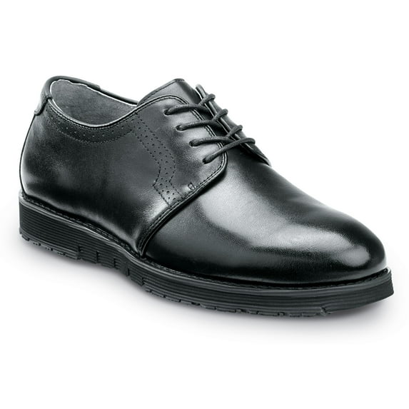 SR Max Beaufort, Men's, Black, Dress Style Soft Toe Slip Resistant Work Shoe. (7.5 EW)