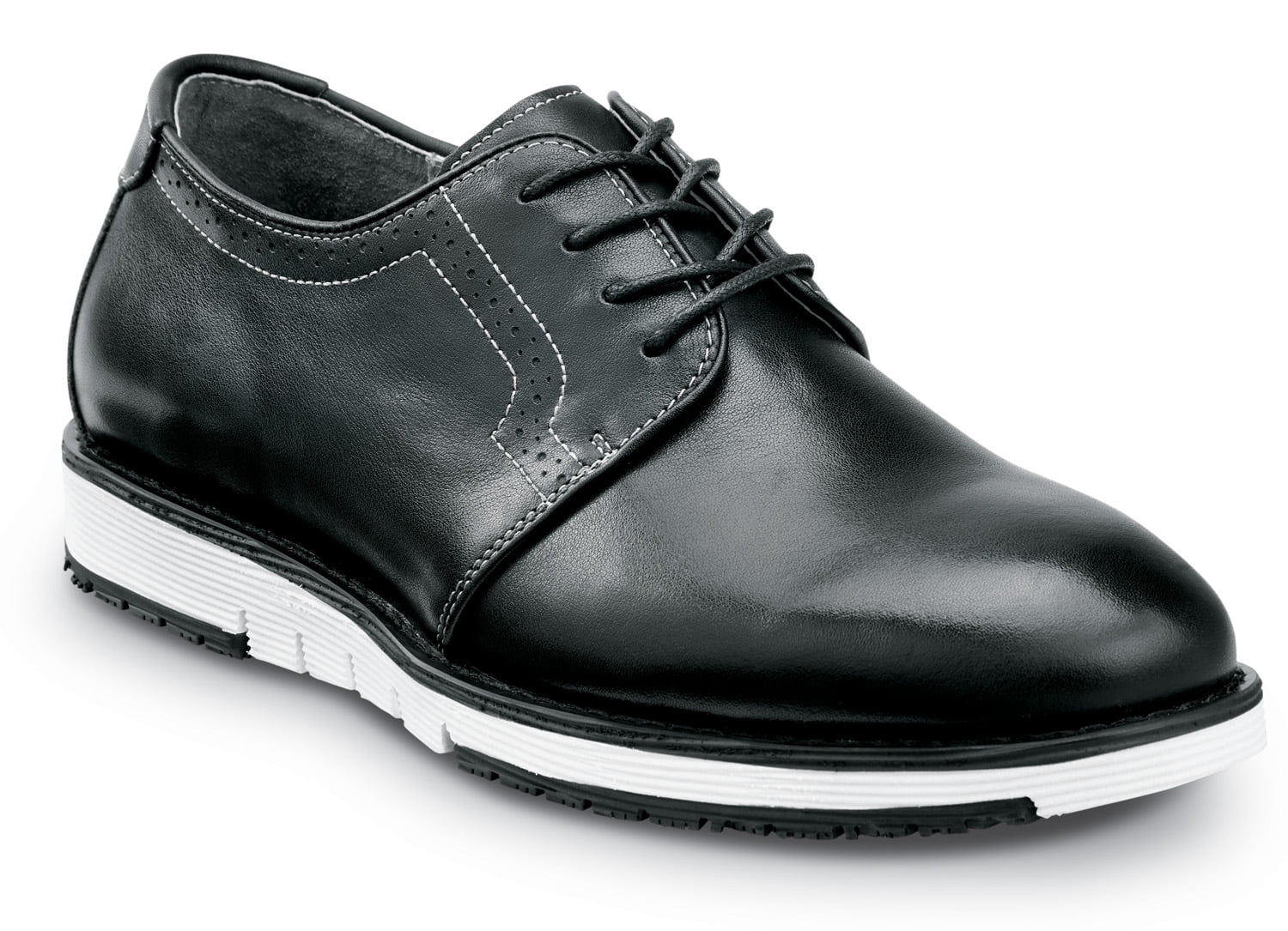 MAX Black Men\'s Lace-Up Derby Shoes Refined Derby Lace-up Shoes -Black - Europa Art main image 4