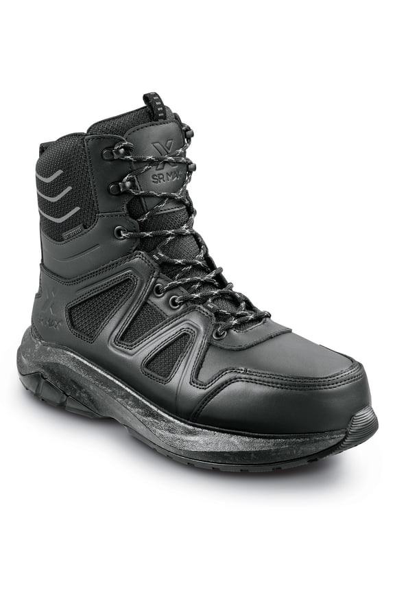 /Blumaka Gunnison, Men's, Black, Steel Toe, EH, WP, MaxTRAX Slip Resistant, 8 Inch Work Hiker (7.0 M)