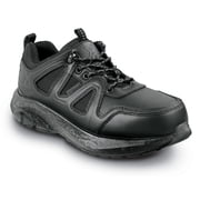SR Max/Blumaka Linville, Mens, Black, Steel Toe, EH, WP, MaxTRAX Slip Resistant, Low Hiker Work Shoe 9.0 EW