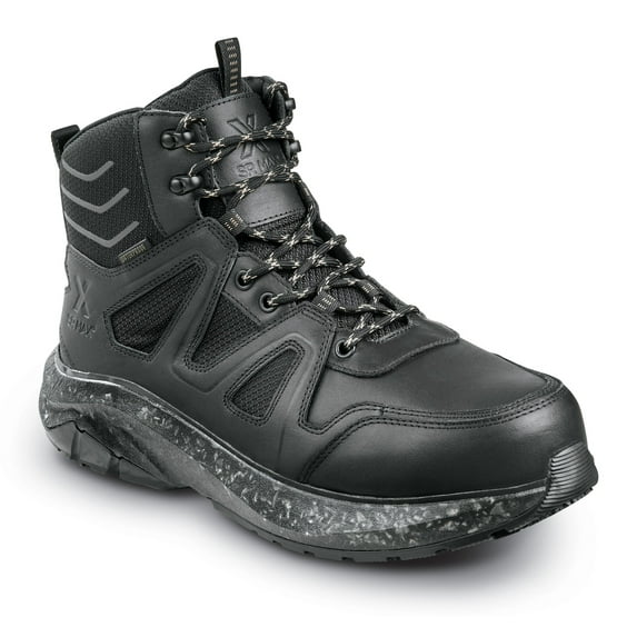 SR Max/Blumaka Ridgway, Men's, Black, Steel Toe, EH, WP, MaxTRAX Slip Resistant, Hiker, Work Boot (10.0 M)