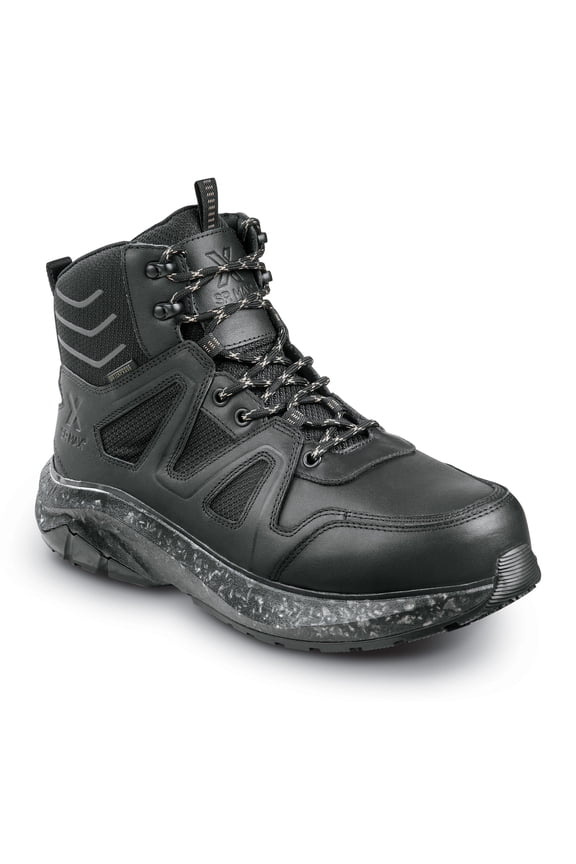 /Blumaka Ridgway, Men's, Black, Steel Toe, EH, WP, MaxTRAX Slip Resistant, Hiker, Work Boot (13.0 EW)
