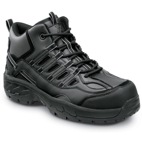 SR Max Boone, Women's, Black, Hiker Style Comp Toe, EH, Slip Resistant Work Shoe. (7.5 EW)