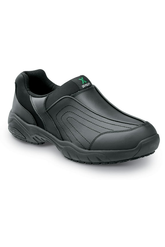 Charlotte, Men's, Black, Athletic Slip On Style Slip Resistant Soft Toe Work Shoe. (9.0 M)