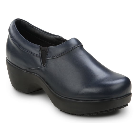 SR Max Geneva, Blue, Women's, Clog Style Slip Resistant Soft Toe Work Shoe. (6.5 M)