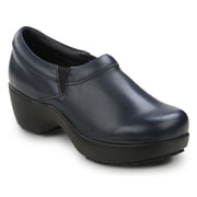 SR Max Geneva, Blue, Womens, Clog Style Slip Resistant Soft Toe Work Shoe. 9.5 M