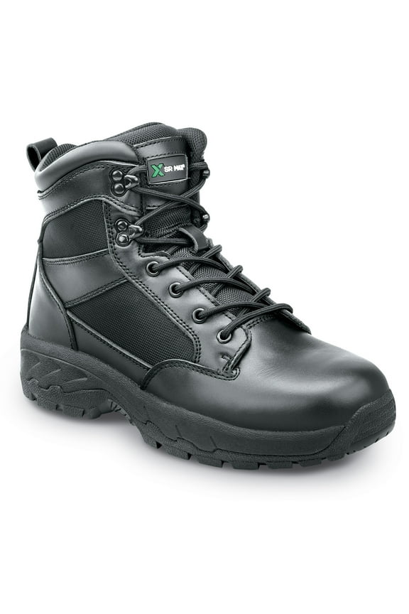 Jasper, Men's, Black, Soft Toe, Side-Zip, Slip Resistant Tactical Work Boot. (9.0 M)