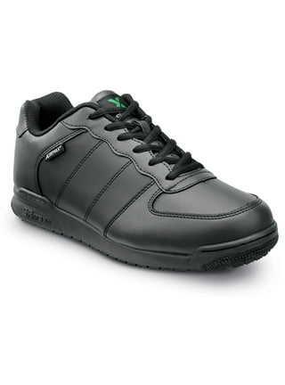 Rae: Women's Black Slip-Resistant Soft Toe Work Shoes