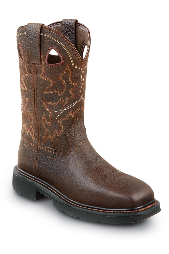 Men's Dark Brown Carthage MaxTRAX Steel Toe Waterproof Wellington (13.0 EW)