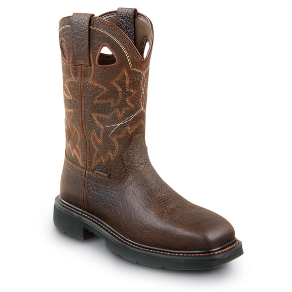 SR Max Men's Dark Brown Carthage MaxTRAX Steel Toe Waterproof Wellington (9.0 M)