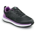 thumbnail image 1 of SR Max  Wake, Women's, Black/Purple, Athletic Style, MaxTRAX Slip Resistant, Soft Toe Work Shoe. (5.0 M), 1 of 5