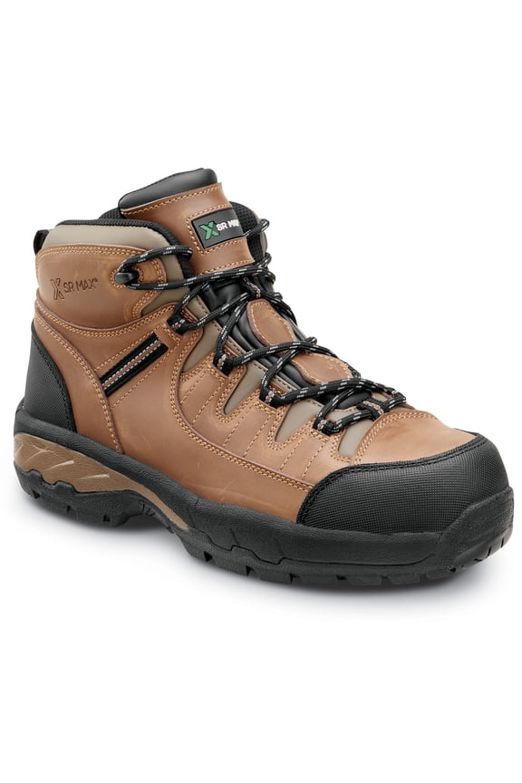 Winston, Men's, Brown, Hiker Style Comp Toe EH, Slip Resistant Work Shoe. (9.0 EW)