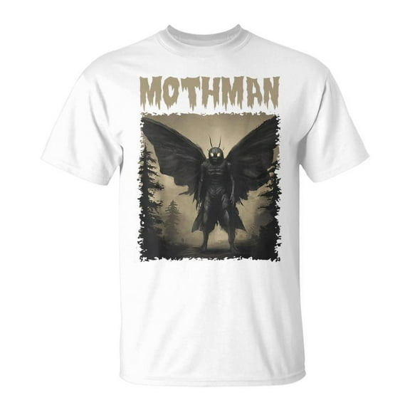 SR Mothman Cryptozoology Vintage Cryptid Graphic T-Shirt