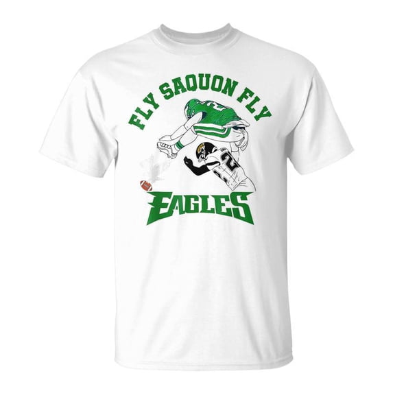 SR No Look Reverse Hurdle Fly Saquon Fly Football Barkley T-Shirt