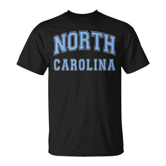 SR North Carolina Vintage State Nc Blue Text Unisex T-Shirt
