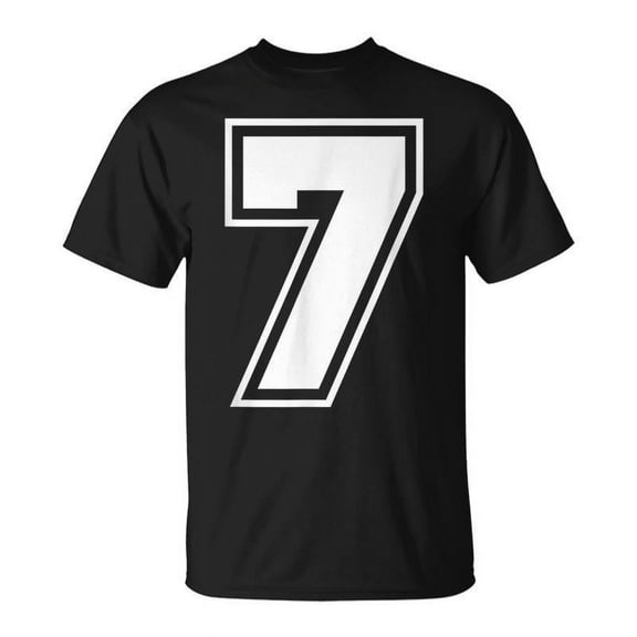 SR Number 7 Counting T-shirt