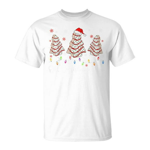 SR Oh Christmas Tree Cakes Debbie Becky Jen Cake Lovers Xmas T-Shirt
