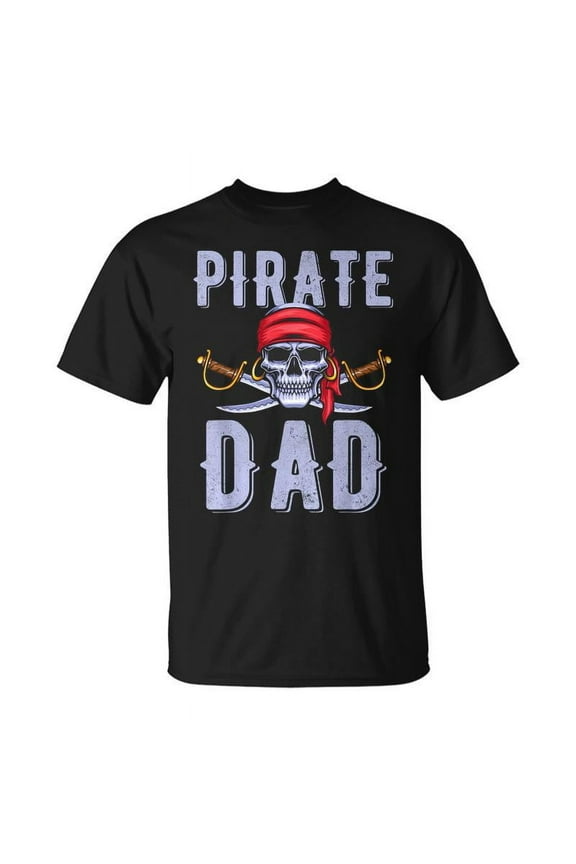 Pirate Dad Skull Pirate Lovers Halloween Fathers Day T-shirt
