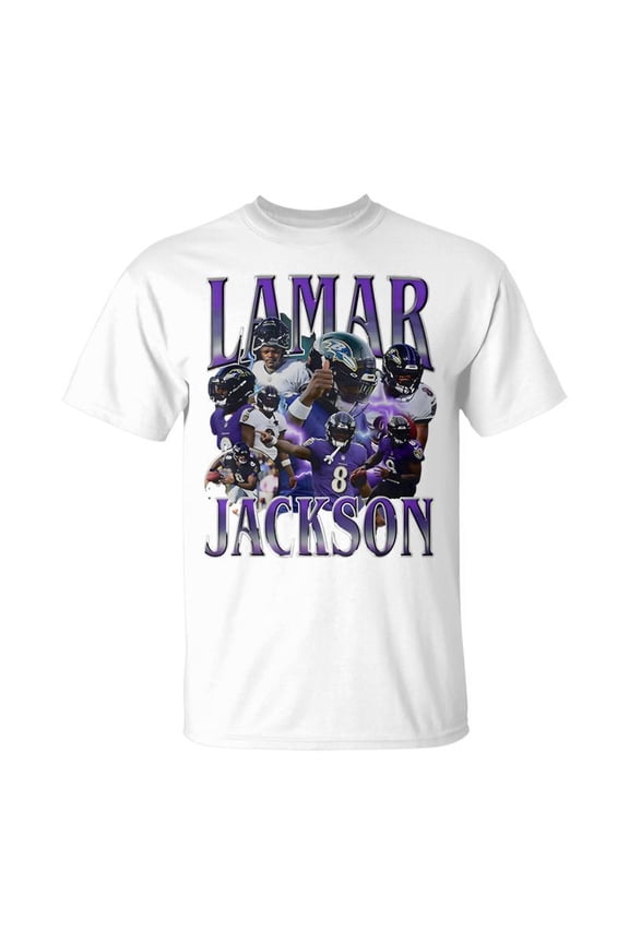 Retro Lamar Jackson Vintage Lover 90S Graphic T-Shirt