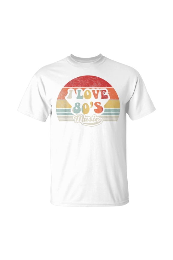 Retro Vintage 80'S Music I Love 80S Music 80S Bands T-Shirt
