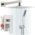 thumbnail image 1 of SR SUN RISE Shower System with 12 inch Rain Shower Head and Rough-in Valve Body and Trim Included,Brushed Nickel, 1 of 6