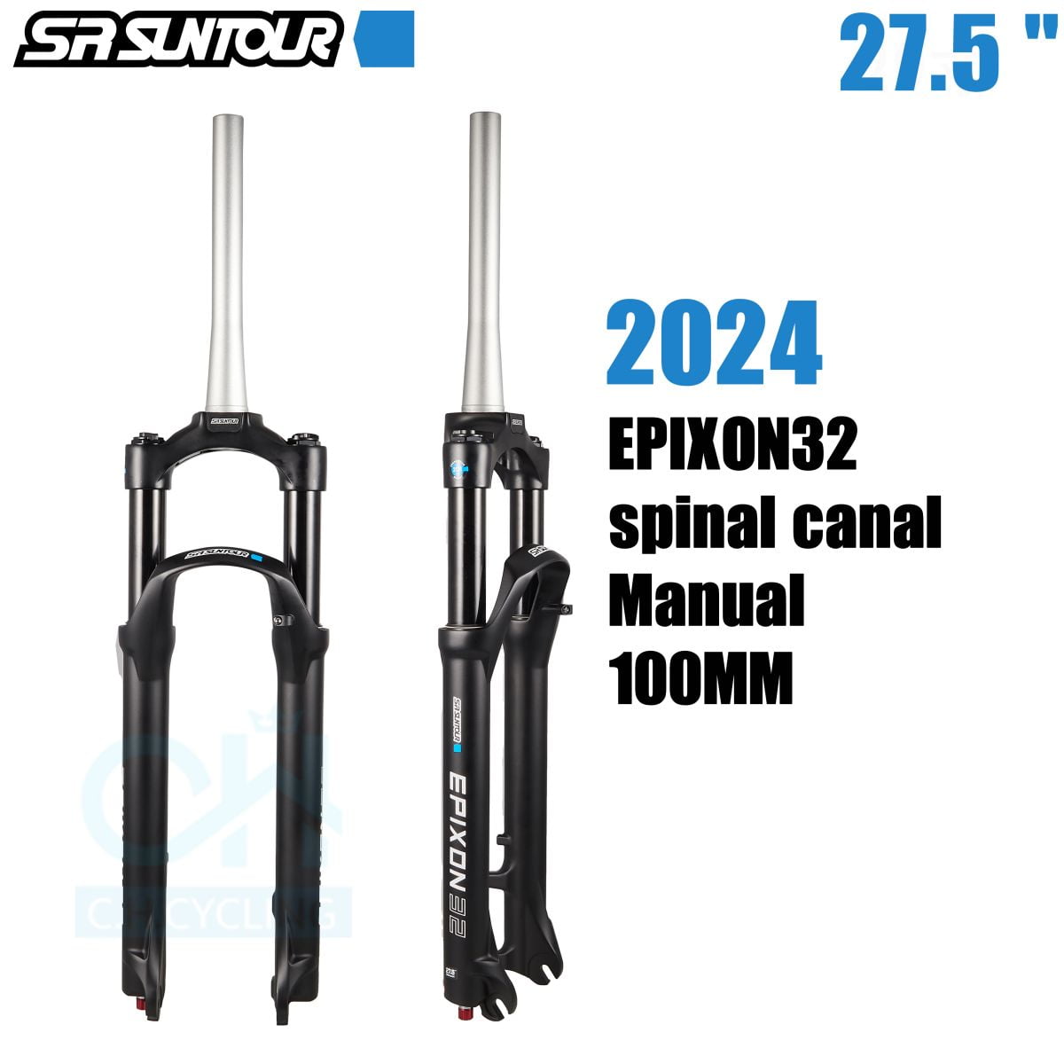 SR SUNTOUR EPIXON mountain bike air suspension front fork 27.5/29