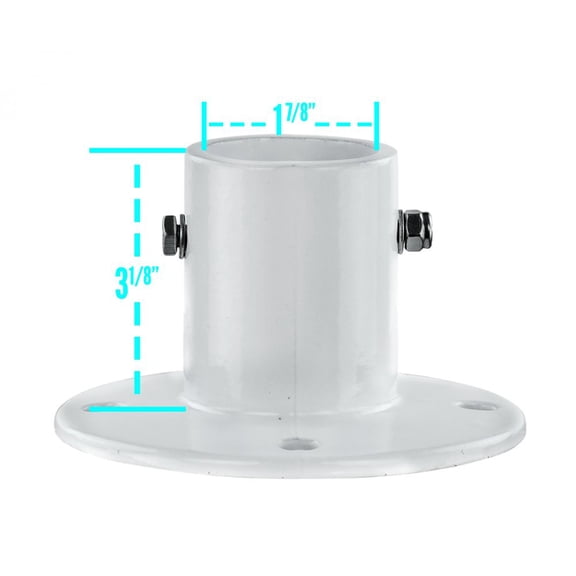 SR Smith Single Aluminum Slide Deck Flange w/ Flange Bolt