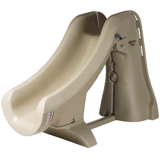 SR Smith 660-209-5810 Slideaway Removable Slide for Inground Swimming Pools - Taupe