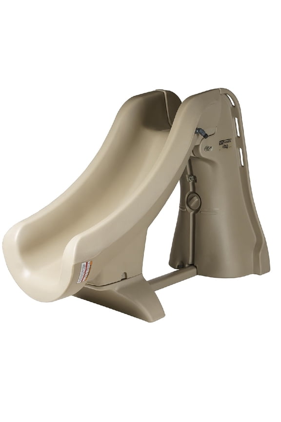 SR Smith 660-209-5810 Slideaway Removable Slide for Inground Swimming Pools - Taupe
