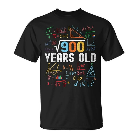 SR Square Root Of 900 30Th Birthday 30 Years Old Birthday T-shirt