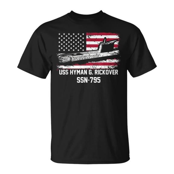 SR Ssn795 Uss Hyman G Rickover Submarine T-shirt