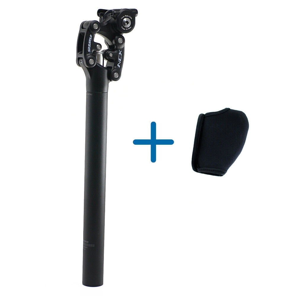 SR Suntour SP12 NCX 31.6X350mm Suspension Seat Post with Protective Cover,Black #VK2352