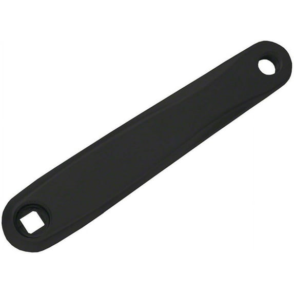 SR Suntour XCC Left Crank Arm Replacement: 170mm, Square Taper, Black