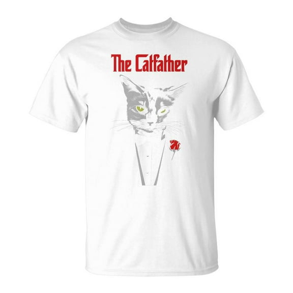 SR The Catfather Cool Cat Daddy Fathers Day Dad T-Shirt