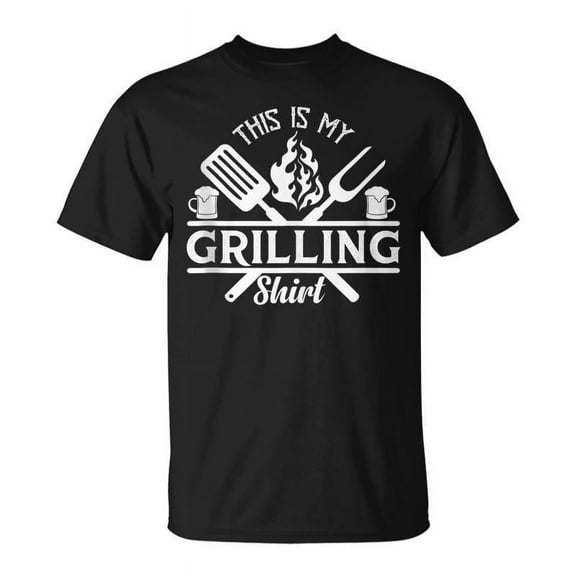 SR This Is My Grilling Barbecue Fathers Day Memorial Day T-shirt