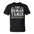 thumbnail image 1 of SR Tiny Human Tamer Circus Idea Mm T-shirt, 1 of 5